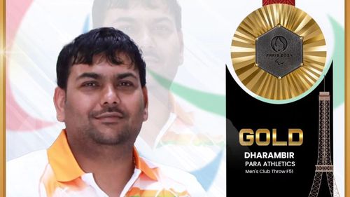 Dharambir Nain And Pranav Soorma Win Big In Paralympics Men's Club Throw