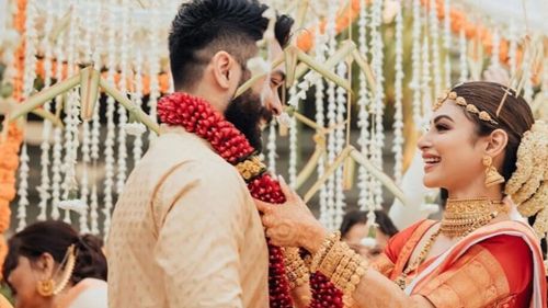 Best Pictures Of Mouni Roy And Suraj Nambiar From Their Beautiful Indian Wedding  