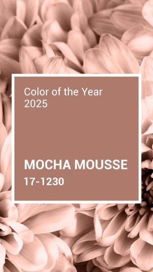 Learn All About Pantone's Color Of The Year, Mocha Mousse