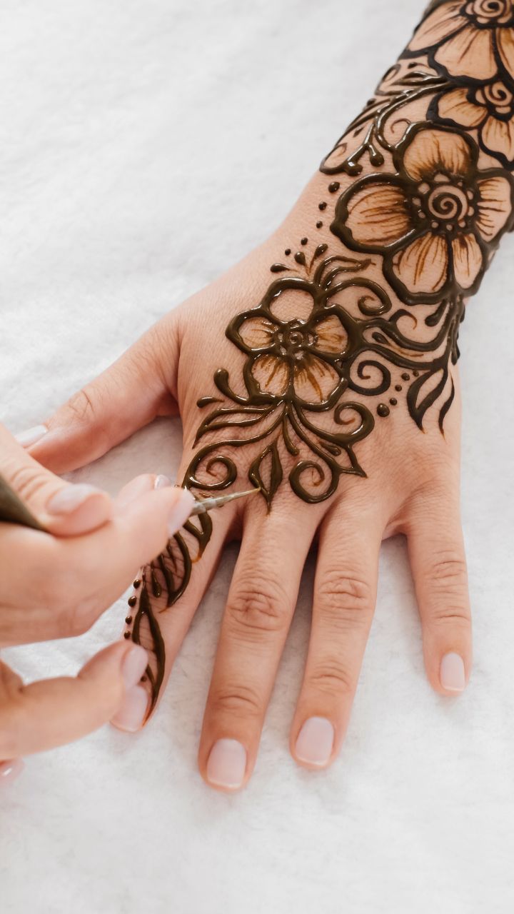 Arabic Mehndi Design | Eid Special | 2023 | Henna Fusion - YouTube