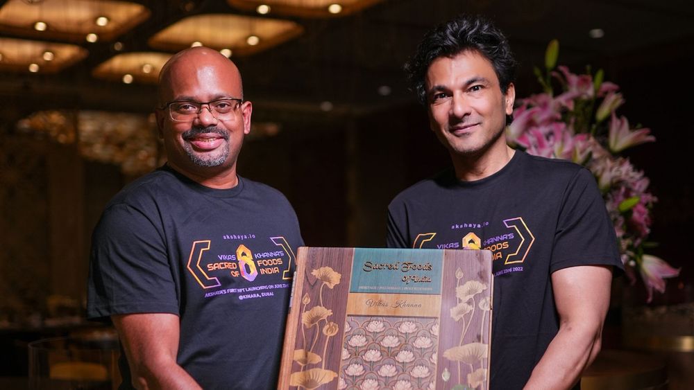 Michelin Starred Chef Vikas Khanna Launches Indias First Phygital Book