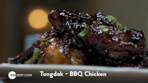 Simply Korea, Korean Food, Zee Zest, Tongdak - BBQ Chicken