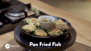 Simply Korea, Korean Food, Zee Zest, Pan Fried Fish