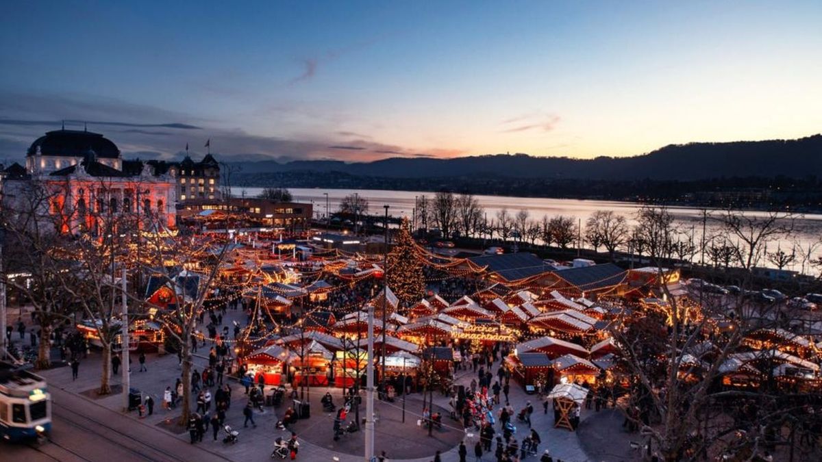 Zurich Weihnachten Bellevue Market