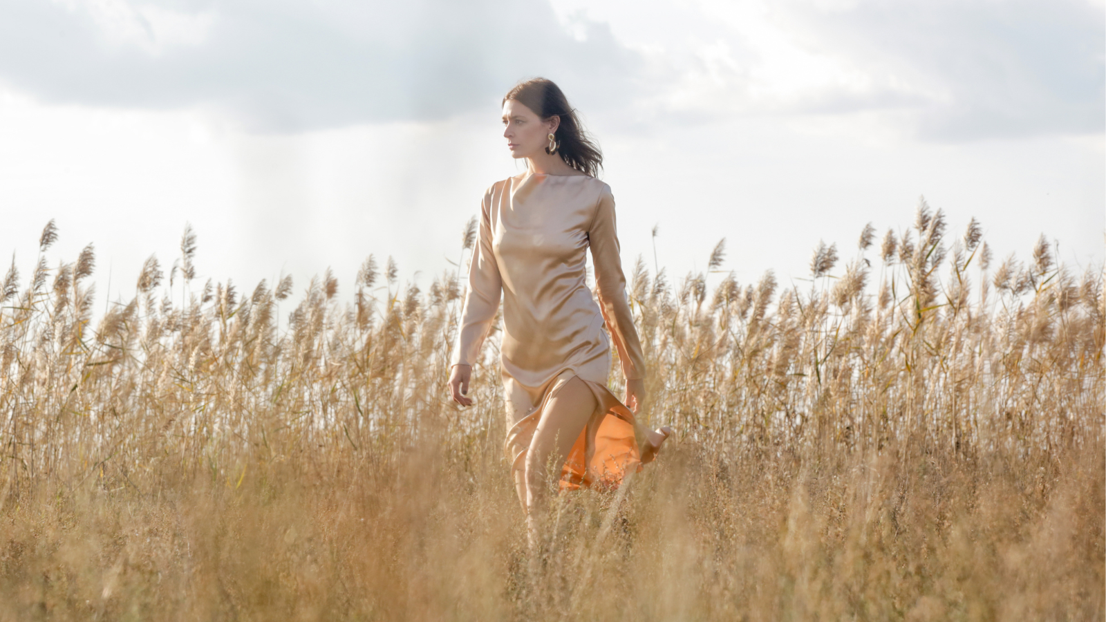how to style a nude dress