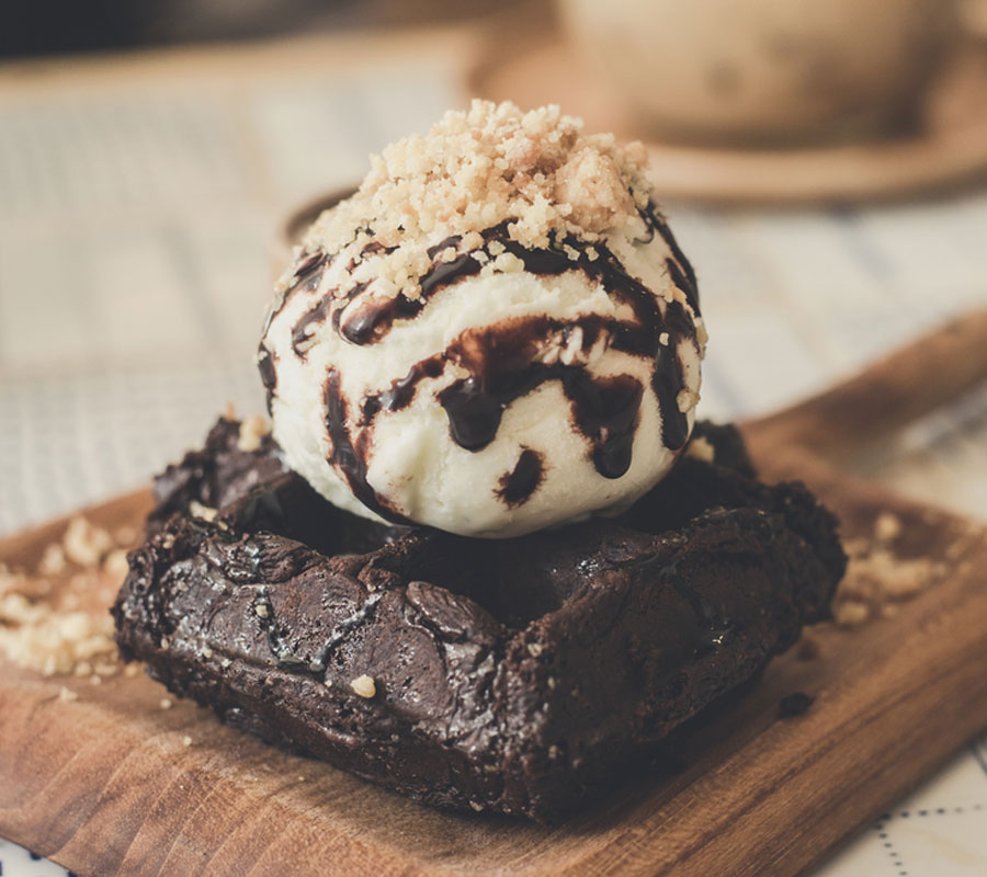 Brownie With Ice Cream