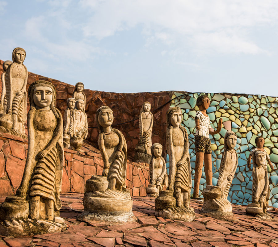 Visit Rock Garden in Chandigarh