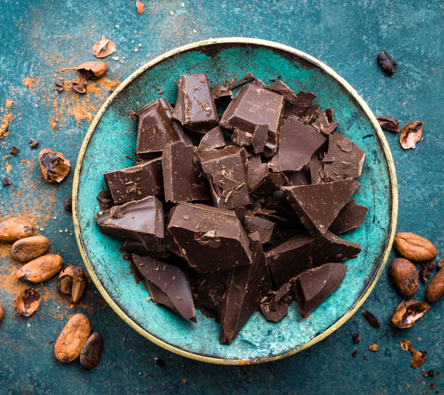 dark chocolate, instant energy food