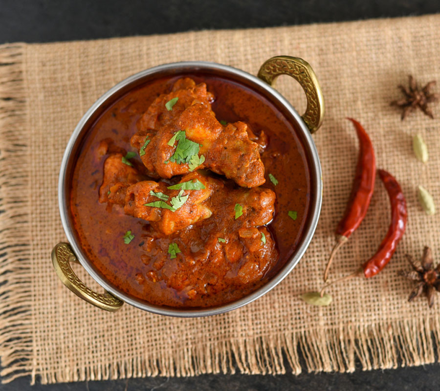Spicy Red Chicken Curry, Non Veg Dinner Recipes