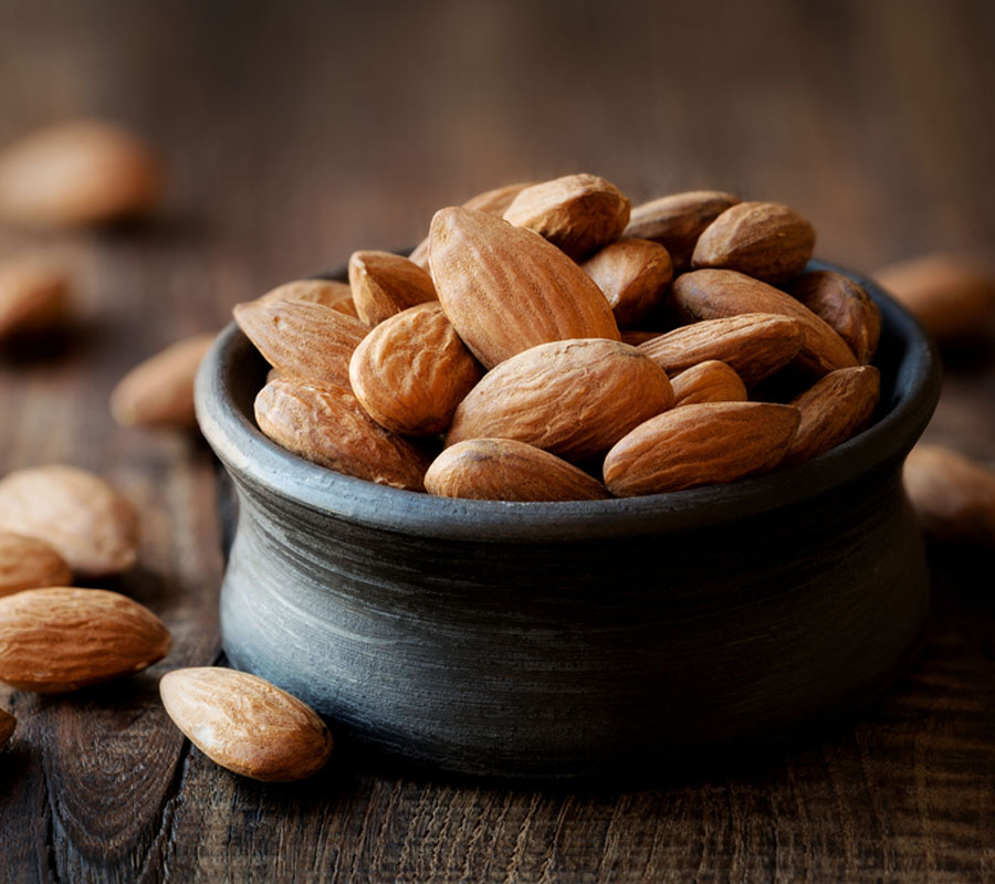 almonds, instant energy food