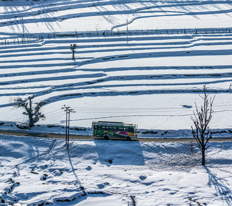 sonmarg, kashmir, Coldest places in India