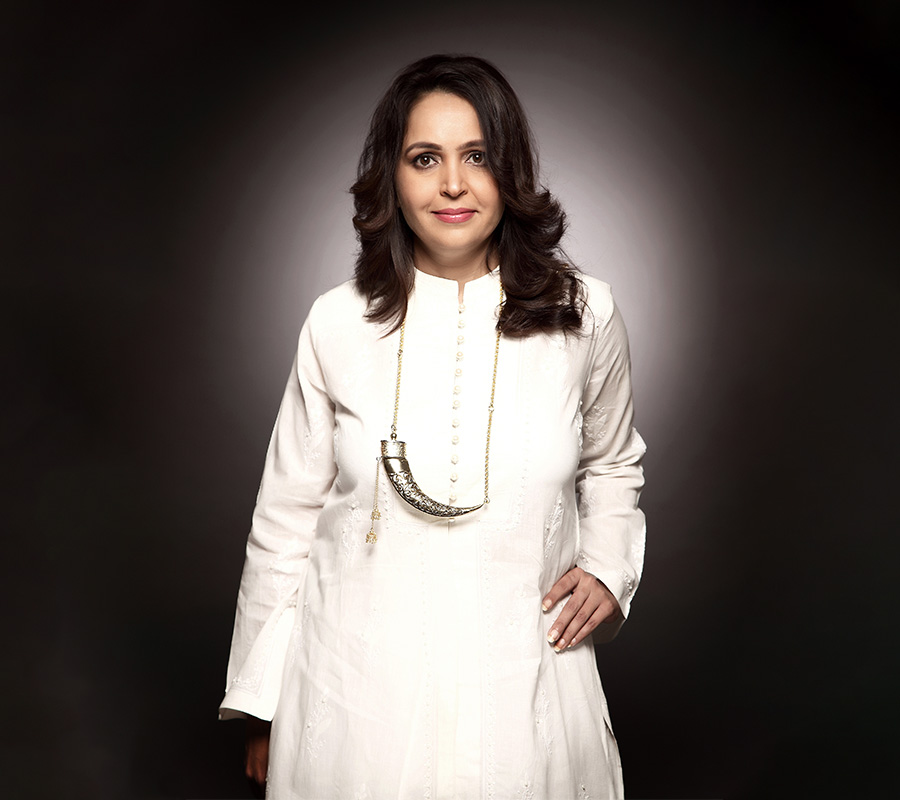 Anjul Bhandari, chikankari