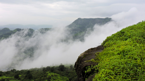 waterfall at matheran , maharashtra , india - SuperStock