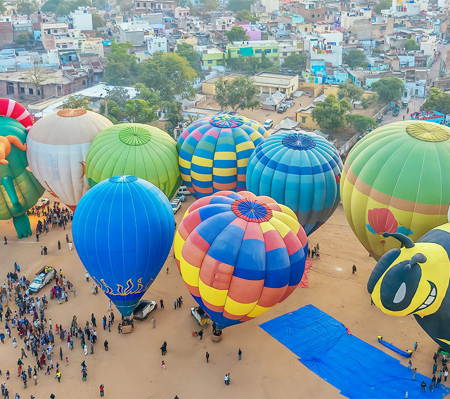 Top 5 Hot Air Balloon Festivals In India