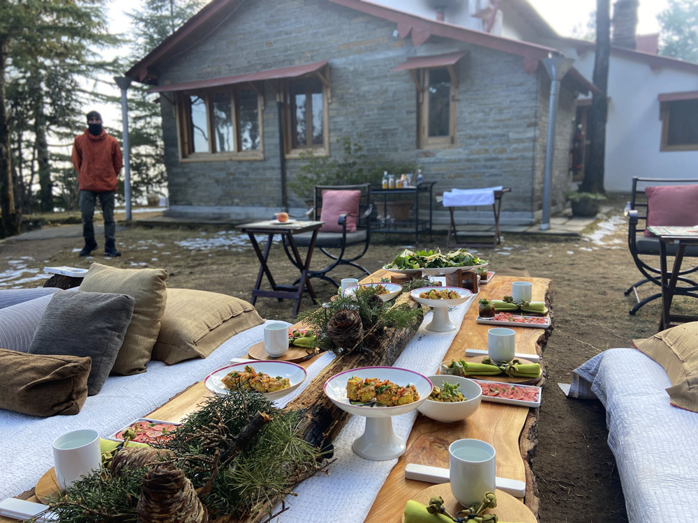 ghar ka khana at Serena Chopra's residence Binsar