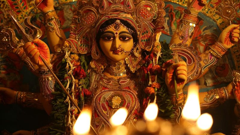 Pandal hopping in Durga Puja