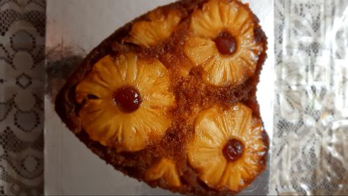 Upside down pineapple cake 