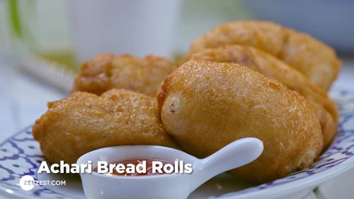 Achari Bread Rolls