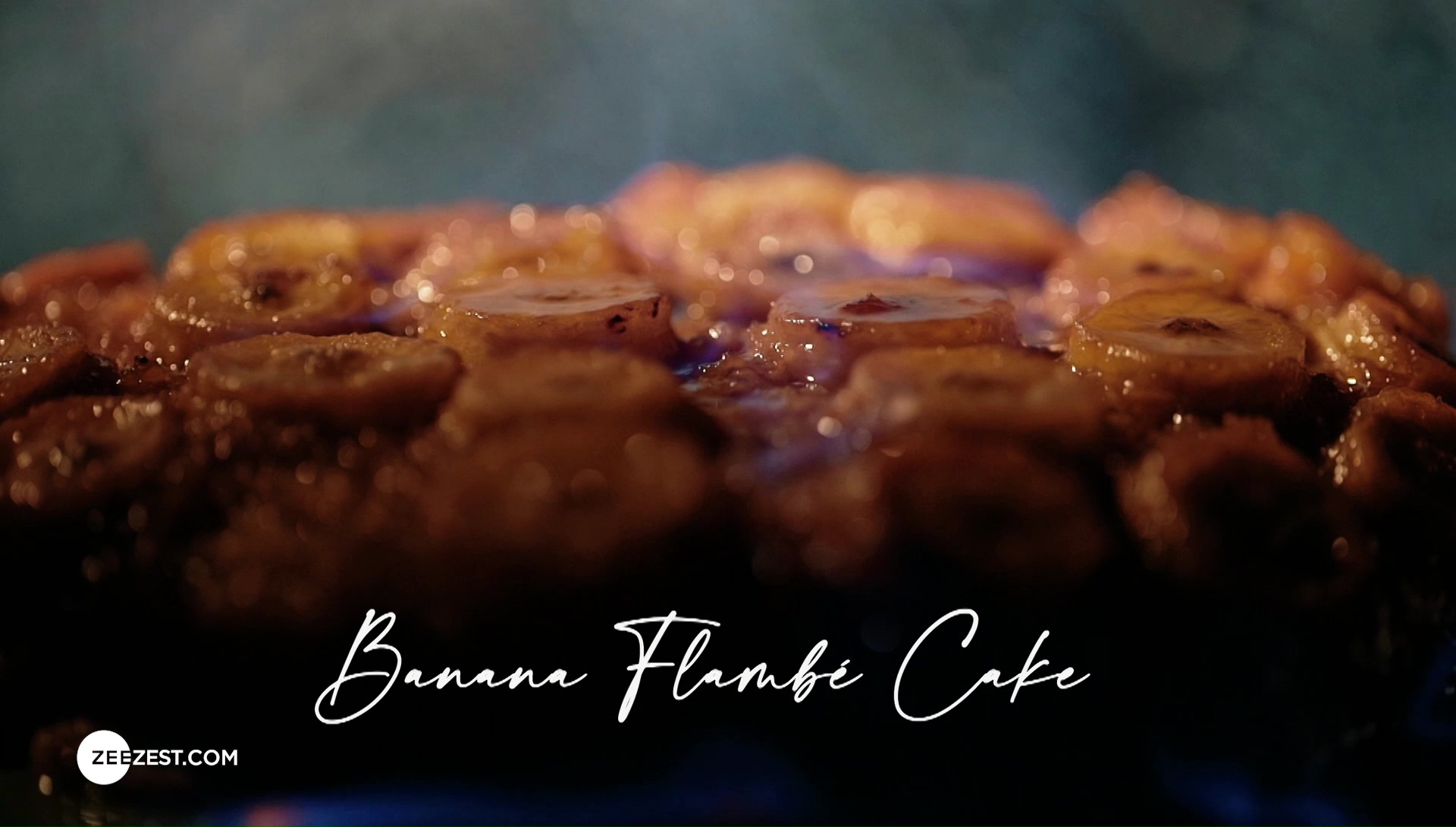 Banana Flambe Cake