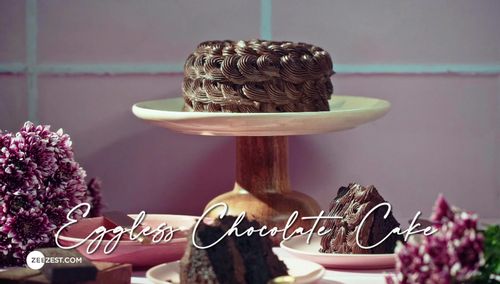 Watch Eggless Chocolate Cake By Chef Tejasvi Chandela