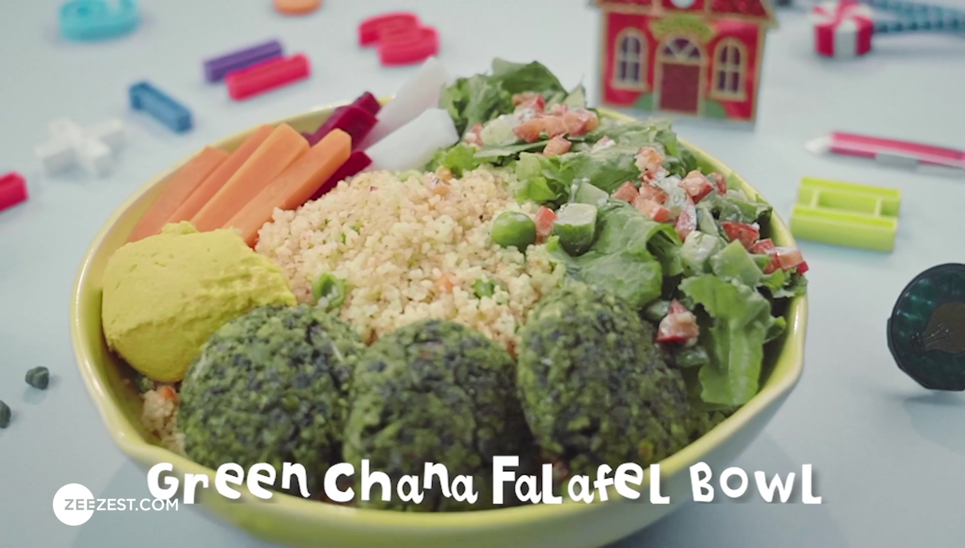 Green Chana Falafel Bowl