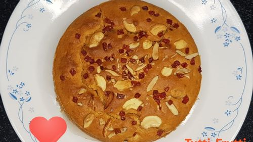 Eggless Dry Fruit Cake