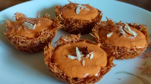 Eggless Carrot Mousse