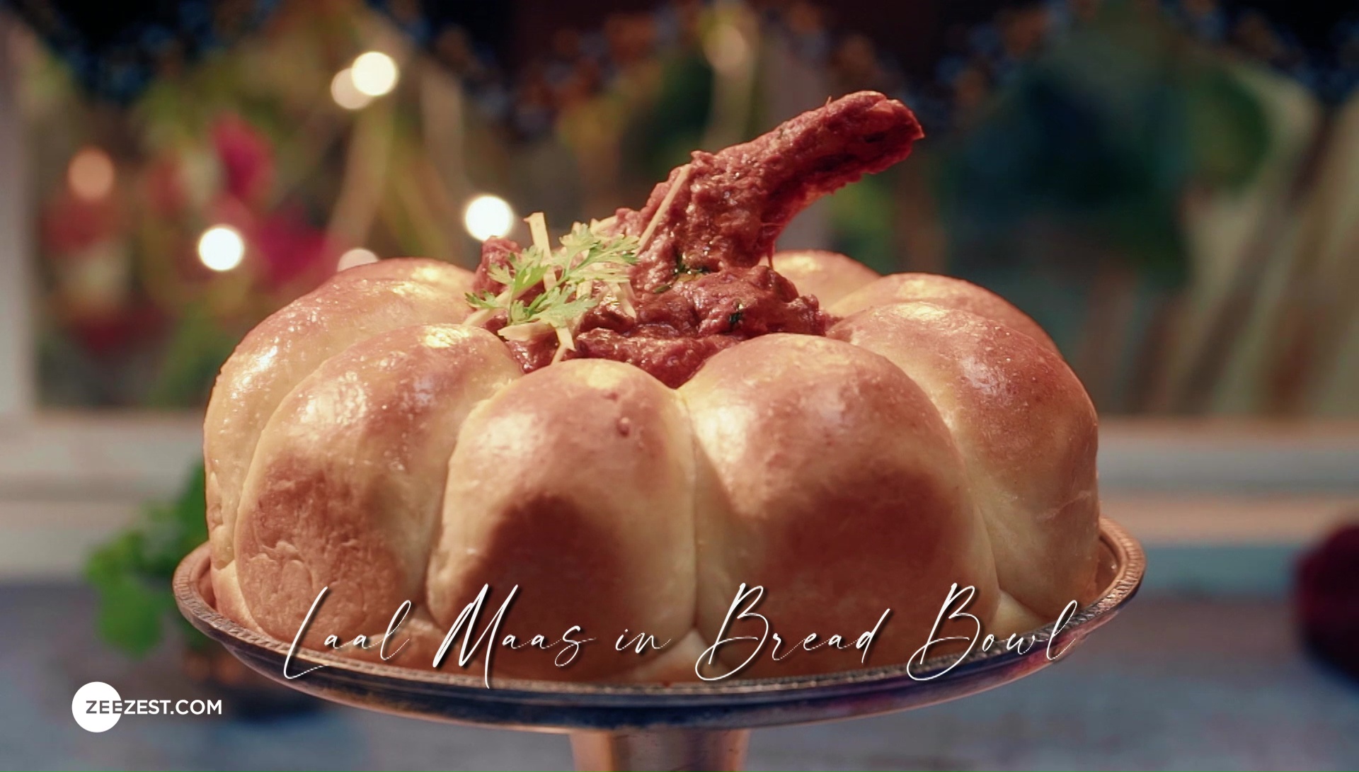 Laal Maas in Bread Bowl