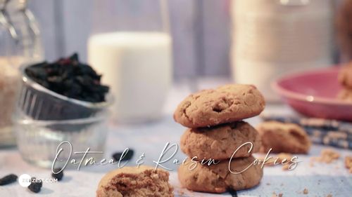 Oats & Raisin Cookies