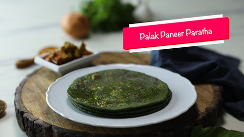 Palak Paneer Paratha