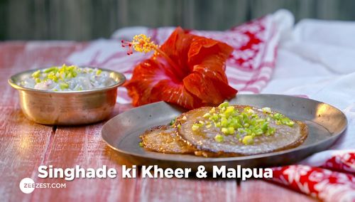 Singhade Ki Kheer & Malpua