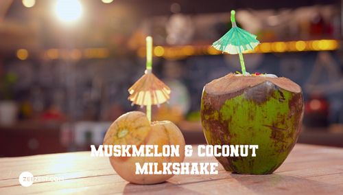 Muskmelon Milkshake & Coconut Milkshake