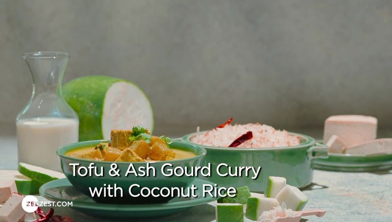 Tofu and Ash Gourd Curry with Coconut Rice