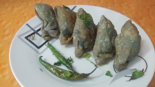 Baked Charcoal Samosa 