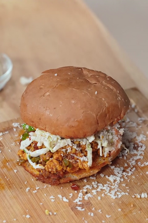 Watch Tawa Chicken Burger Recipe By Chef Smit Sagar