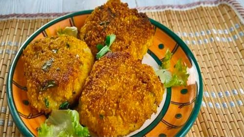 Sweet and tasty banana cutlet