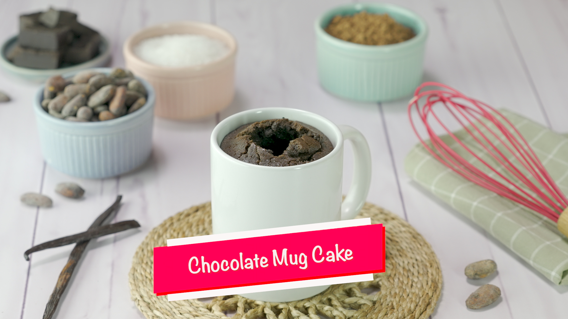Eggless Microwave Chocolate Mug Cake – Shirley Cooking