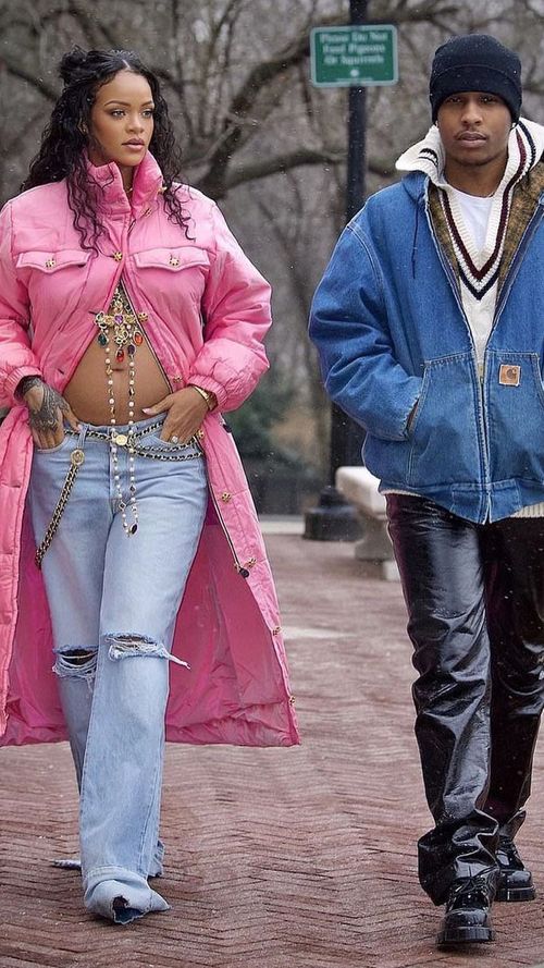 Rihanna Reveals Her Pregnancy in This '90s Pink Chanel Puffer Coat