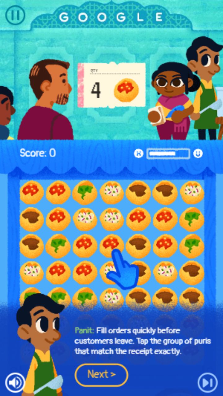 Google Doodle Celebrates 'Pani Puri' With Unique Game, Here's How To Play